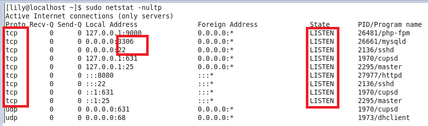 LINUX中端口是否被占用应该如何查看呢？LINUX中端口是否被占用应该如何查看呢？